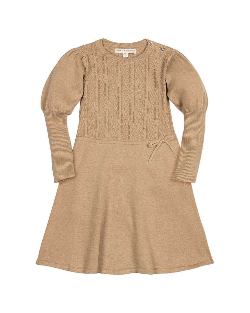 Хоуп энд Хенри платье-свитер с рукавами-пузырями HOPE & HENRY, коричневый
Хоуп энд Хенри платье-свитер с рукавами-пузырями HOPE & HENRY, коричневый