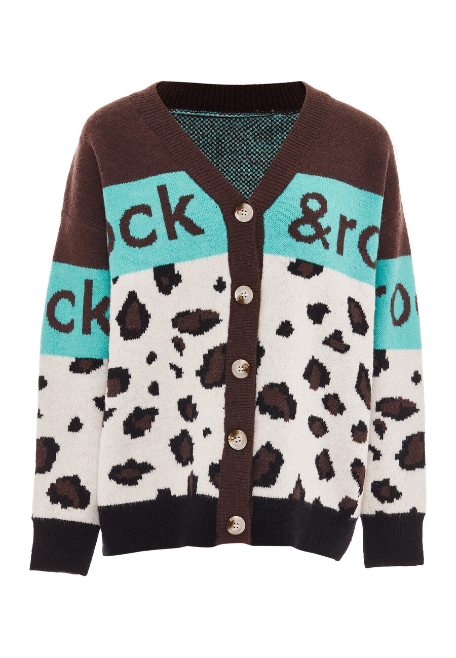 Вязаный кардиган ebeeza, разноцветный
Вязаный кардиган ebeeza, разноцветный