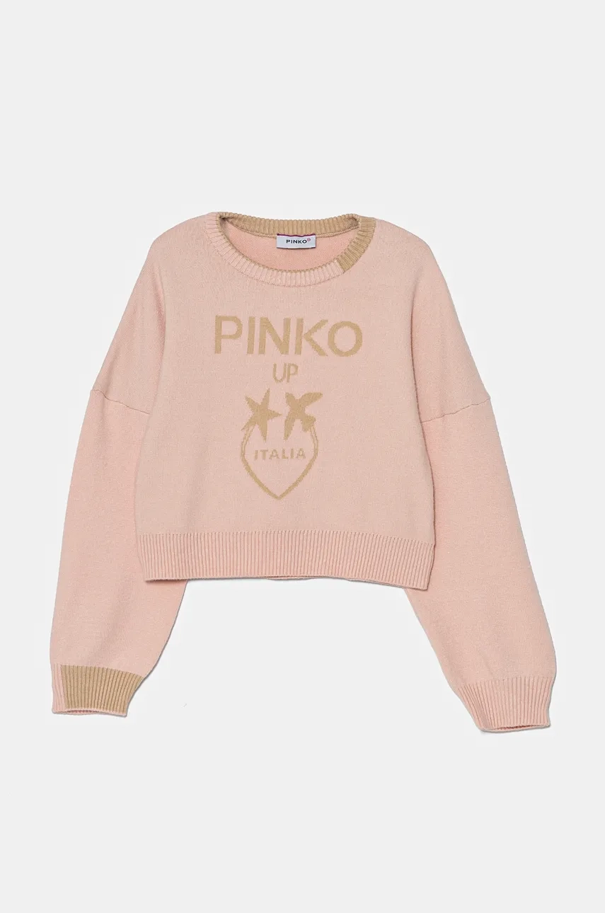 Детский свитер Pinko Up, розовый 
Детский свитер Pinko Up, розовый