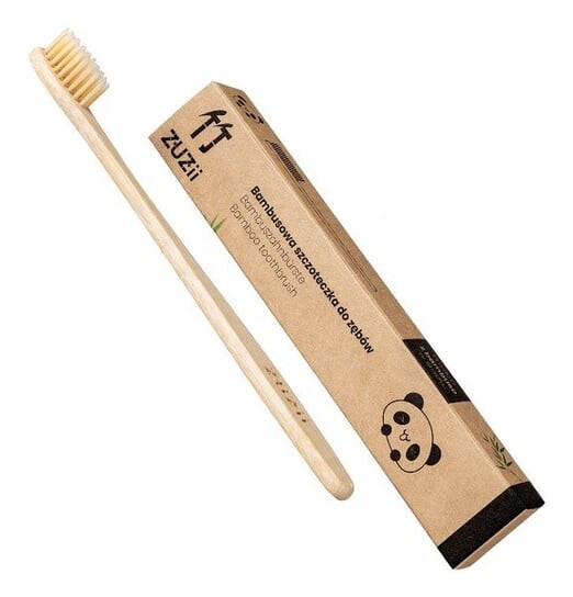 Бамбуковая зубная щетка детская, бежевый, 1 шт. ZUZii
Бамбуковая зубная щетка детская, бежевый, 1 шт. ZUZii
