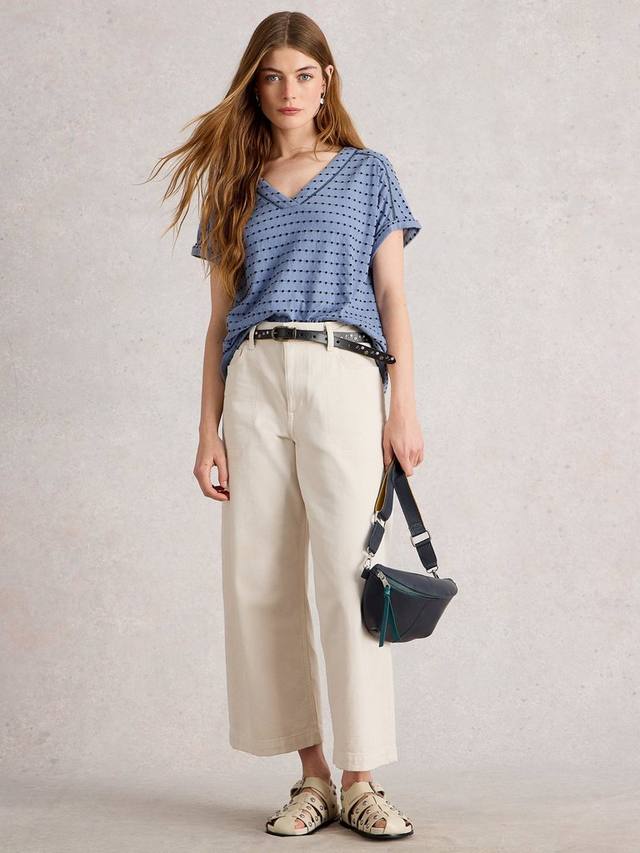 Футболка с вышитой полосой White Stuff, Blue/Multi
Футболка с вышитой полосой White Stuff, Blue/Multi