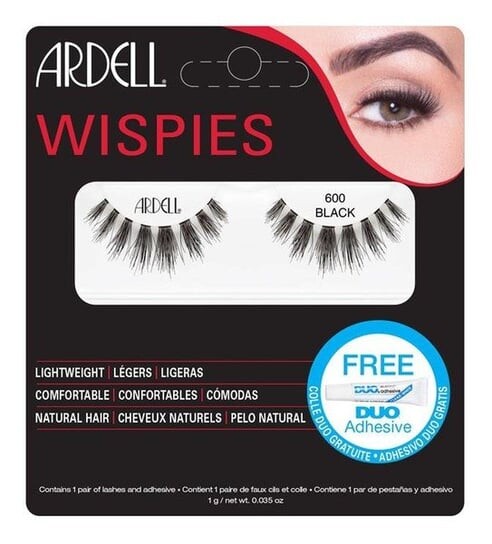 Пара Ardell, Wispies, Strip Lashes 600 Black, 1
Пара Ardell, Wispies, Strip Lashes 600 Black, 1