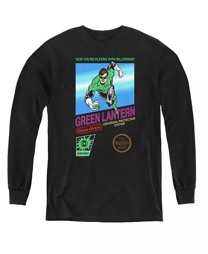 Свитшот с длинным рукавом Box Art для мальчиков и молодежи Green Lantern, черный
Свитшот с длинным рукавом Box Art для мальчиков и молодежи Green Lantern, черный