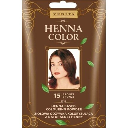 Venita Herbal Coloring Кондиционер Henna Color 30G 15 Бронзовый, Cosmelogia
Venita Herbal Coloring Кондиционер Henna Color 30G 15 Бронзовый, Cosmelogia