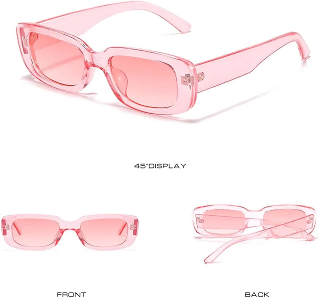 Солнцезащитные очки IKANOO в стиле ретро, прямоугольные, для женщин и мужчин, с маленькой квадратной оправой, модные в стиле Y2K 90-х, черные, Black+pink
Солнцезащитные очки IKANOO в стиле ретро, прямоугольные, для женщин и мужчин, с маленькой квадратной оправой, модные в стиле Y2K 90-х, черные, Black+pink