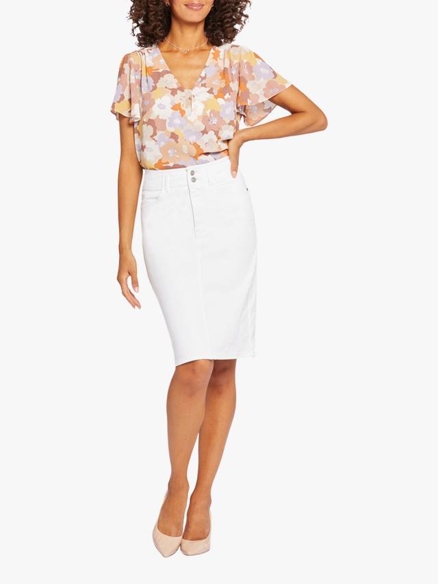 Юбка с высокой талией NYDJ, Optic White
Юбка с высокой талией NYDJ, Optic White