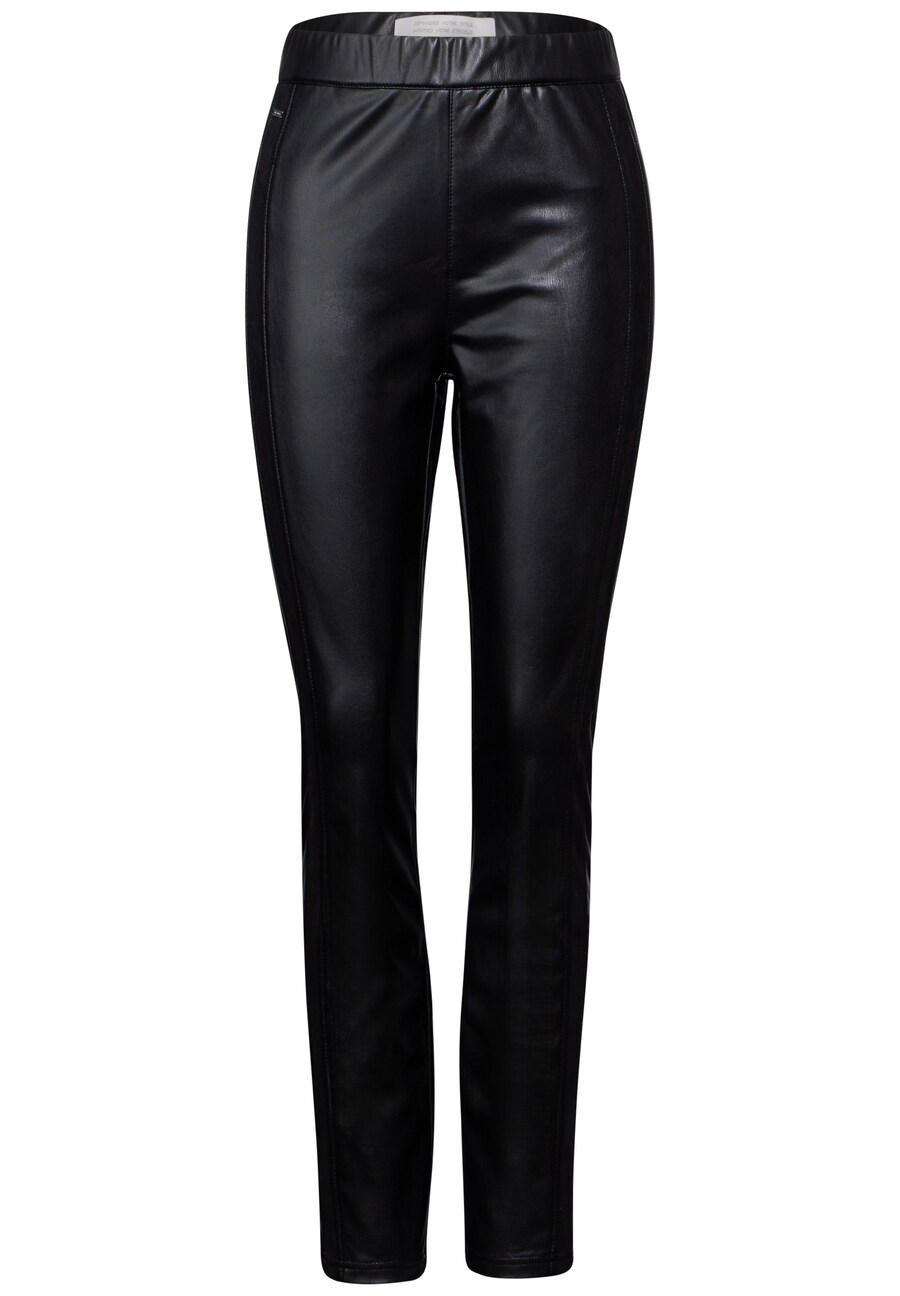 Брюки зауженного кроя STREET ONE, черный 
Брюки зауженного кроя STREET ONE, черный