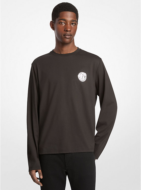 Футболка из хлопка с длинным рукавом и графическим принтом Michael Kors, черный
Футболка из хлопка с длинным рукавом и графическим принтом Michael Kors, черный