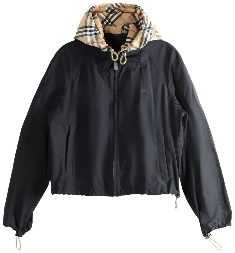 Двусторонняя клетчатая куртка Burberry, черная
Двусторонняя клетчатая куртка Burberry, черная