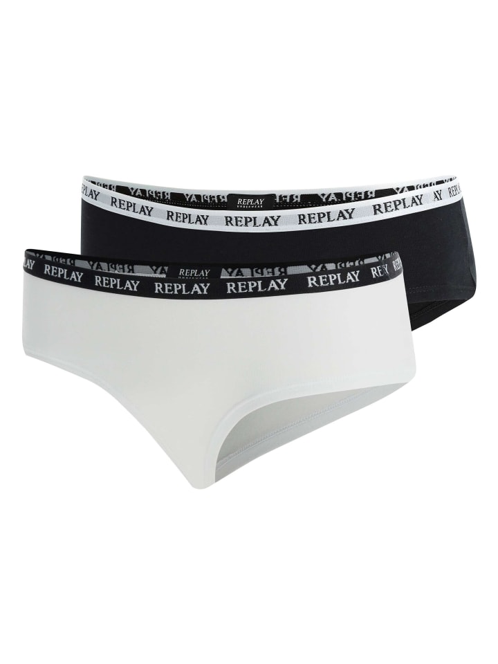 Трусы Replay, черный/белый
Трусы Replay, черный/белый