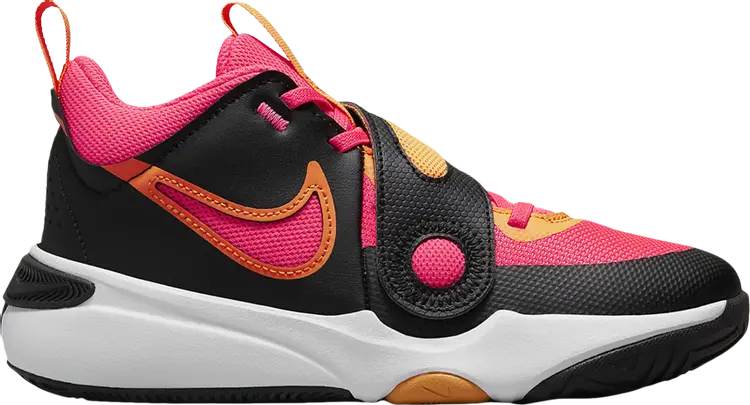 Кроссовки Team Hustle D11 GS 'Black Hot Punch', черный 
Кроссовки Team Hustle D11 GS 'Black Hot Punch', черный