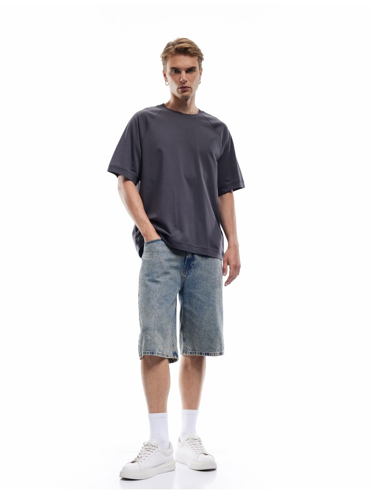 Футболка SS BSC антрацитового цвета KOTON
Футболка SS BSC антрацитового цвета KOTON