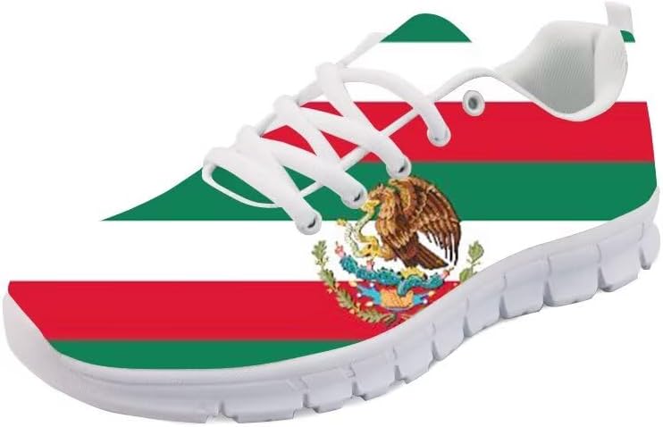 Кроссовки Forchrinse с флагом Мексики для мужчин и женщин, патриотическая обувь для бега и прогулок, противоскользящие, к Синко-де-Майо, легкие, Mexico Print
Кроссовки Forchrinse с флагом Мексики для мужчин и женщин, патриотическая обувь для бега и прогулок, противоскользящие, к Синко-де-Майо, легкие, Mexico Print