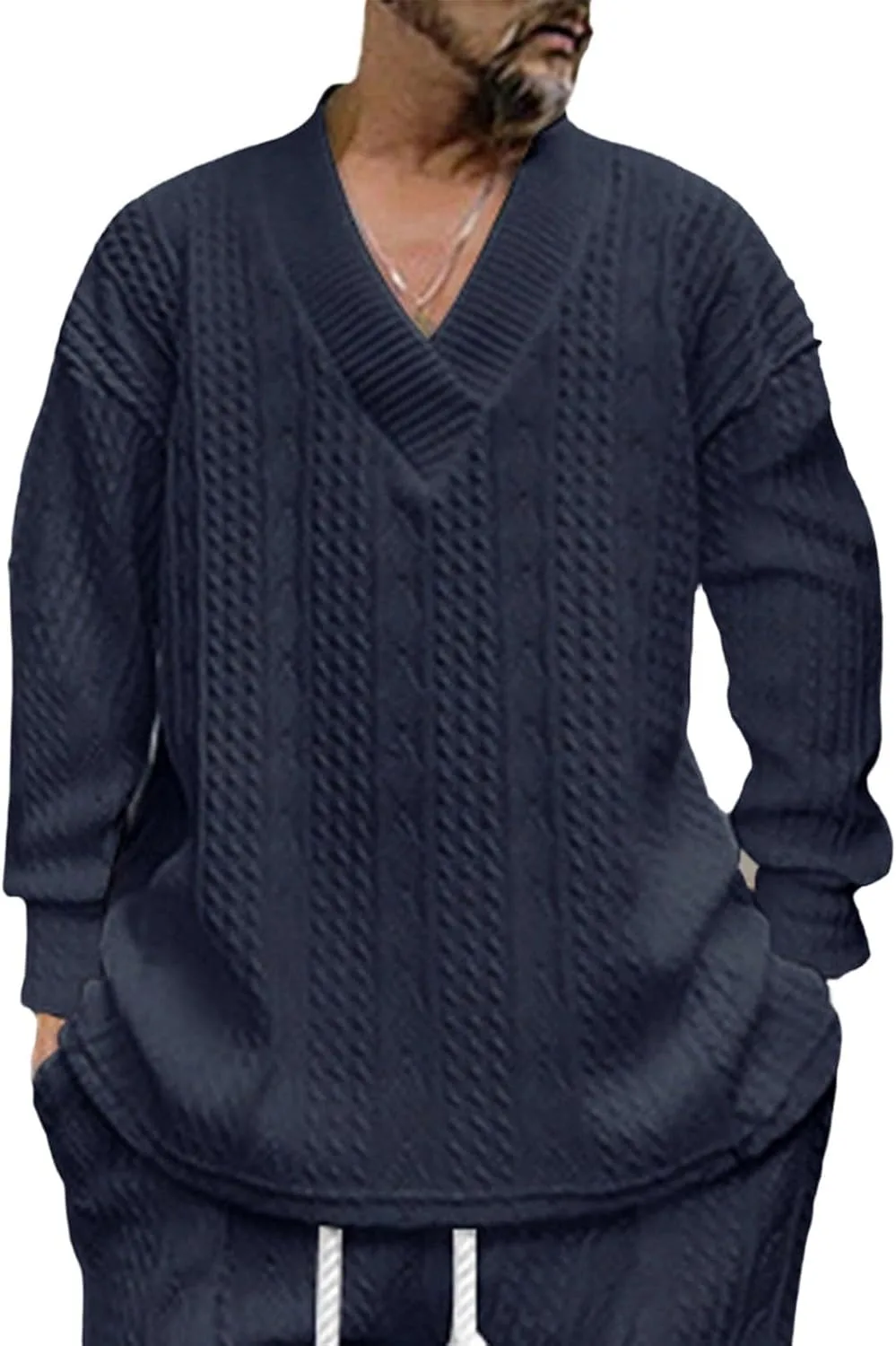 Свитер с V-образным вырезом для мужчин
Свитер с V-образным вырезом для мужчин