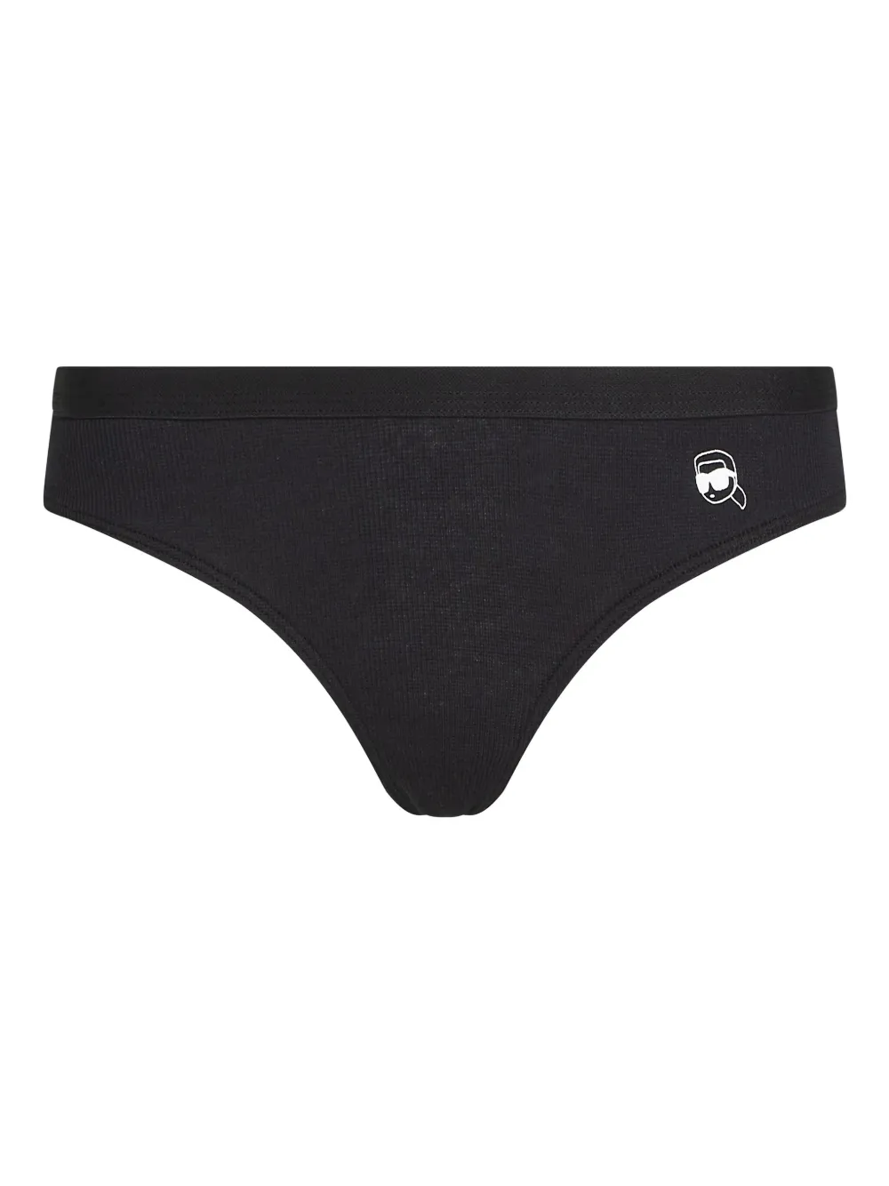 Трусы-брифы в рубчик KARL LAGERFELD, черный
Трусы-брифы в рубчик KARL LAGERFELD, черный