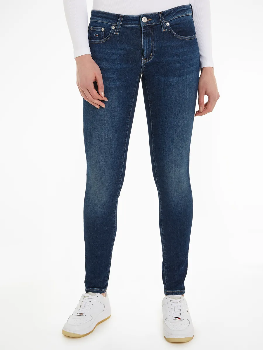 Джинсы узкого кроя Tommy Jeans Skinny Jeans Brands Low Waist Medium Rise с эффектом выцветания, синий
Джинсы узкого кроя Tommy Jeans Skinny Jeans Brands Low Waist Medium Rise с эффектом выцветания, синий