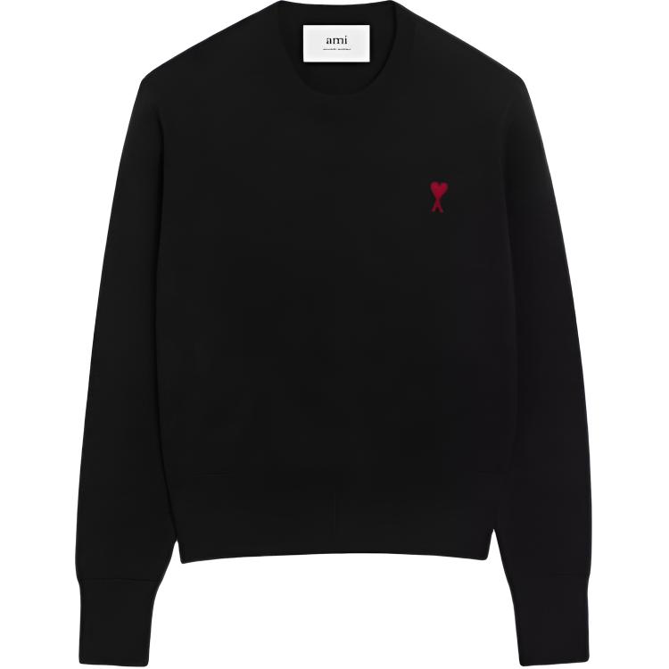Свитер с вышитым логотипом Ami Paris AMIPARIS, черный
Свитер с вышитым логотипом Ami Paris AMIPARIS, черный