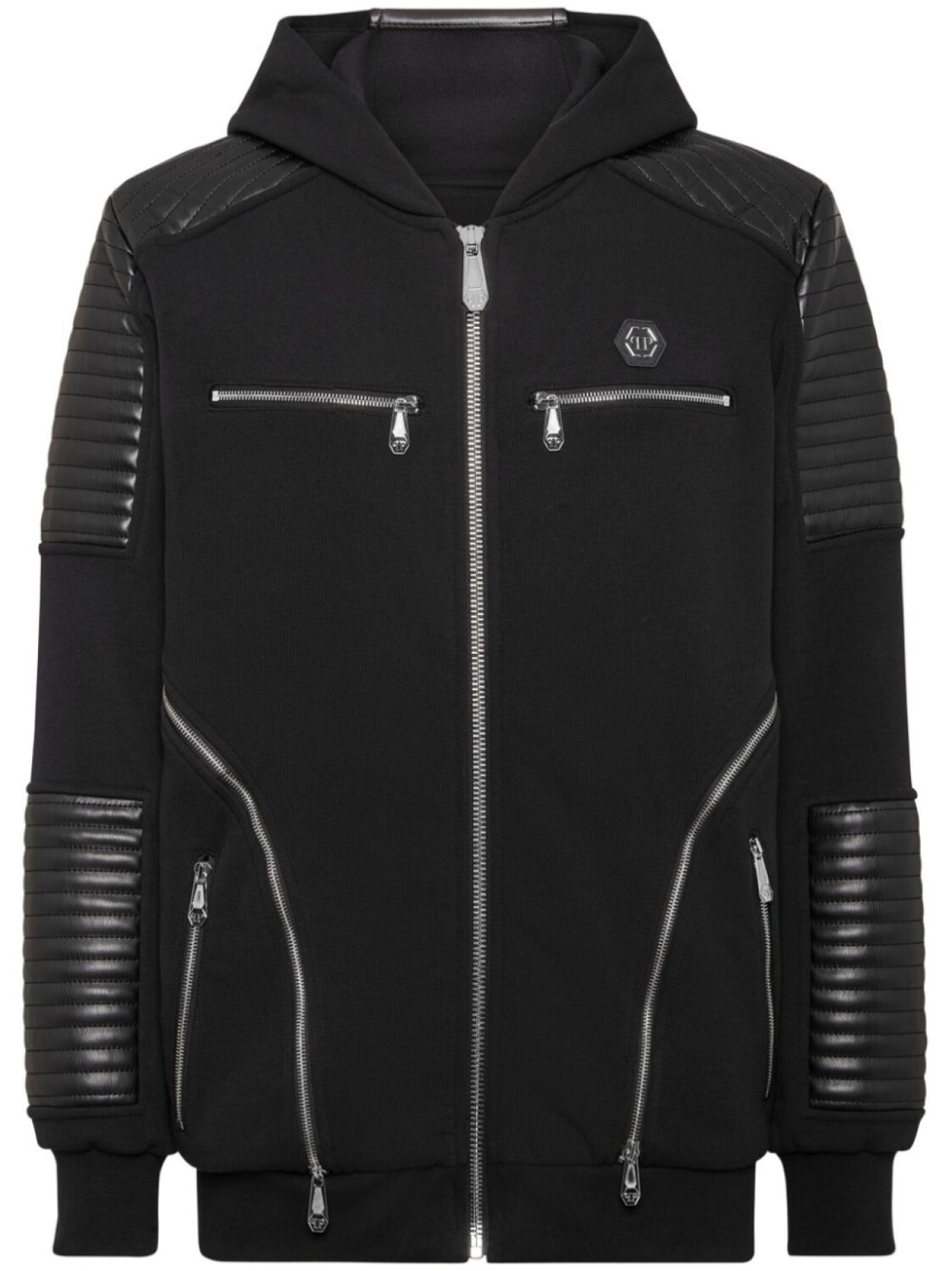 Куртка Philipp Plein с капюшоном и застежкой-молнией, черный
Куртка Philipp Plein с капюшоном и застежкой-молнией, черный