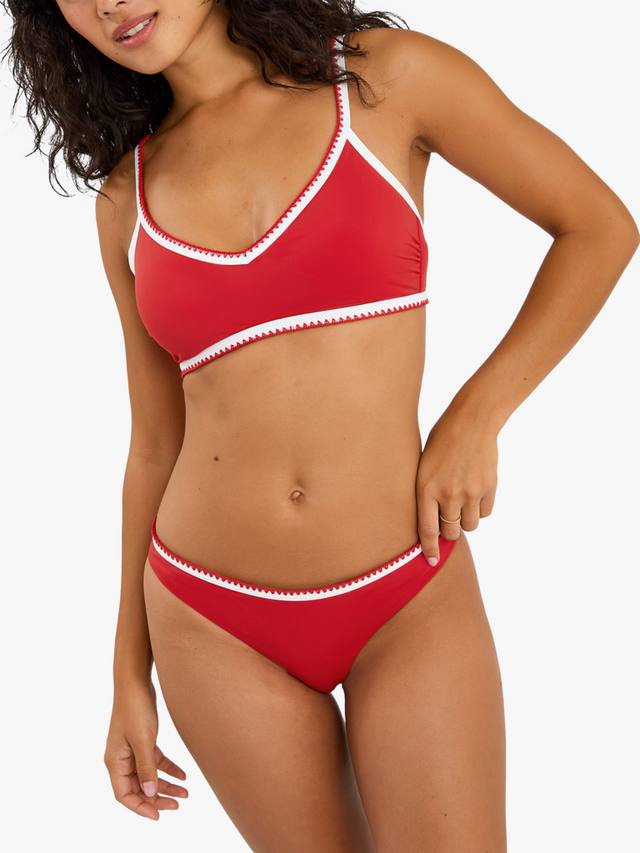 Трусики бикини с отделкой швом «в ёлочку» Accessorize, Red
Трусики бикини с отделкой швом «в ёлочку» Accessorize, Red