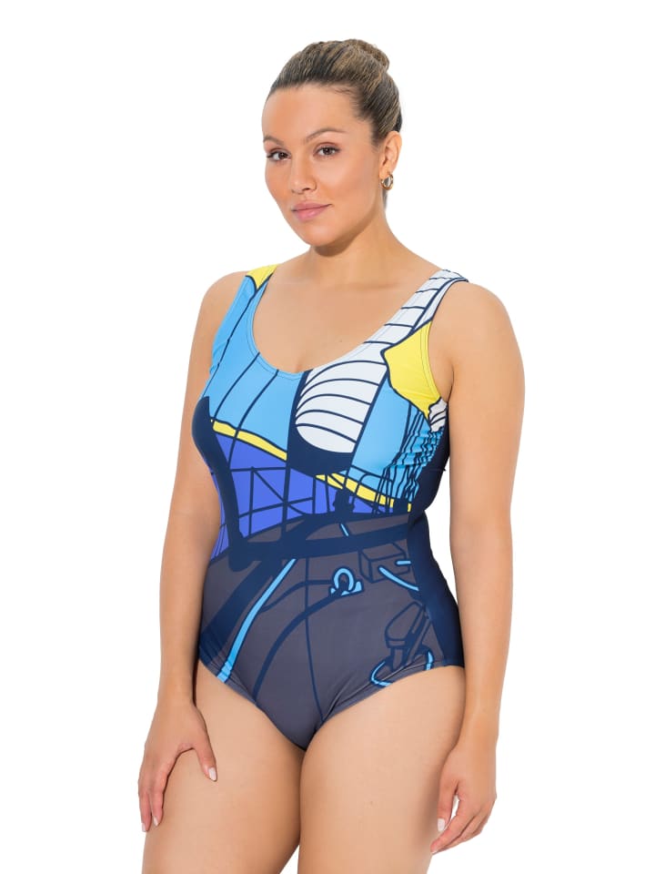 Ulla Popken Купальник цвета асфальта
Ulla Popken Купальник цвета асфальта