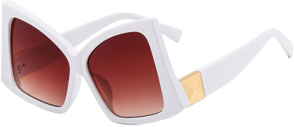 Солнцезащитные очки-бабочки в крупной оправе для женщин, модный винтажный стиль, большие солнцезащитные очки в стиле хип-хоп, панк, сексуальные женские очки MTZJH, White Tea
Солнцезащитные очки-бабочки в крупной оправе для женщин, модный винтажный стиль, большие солнцезащитные очки в стиле хип-хоп, панк, сексуальные женские очки MTZJH, White Tea