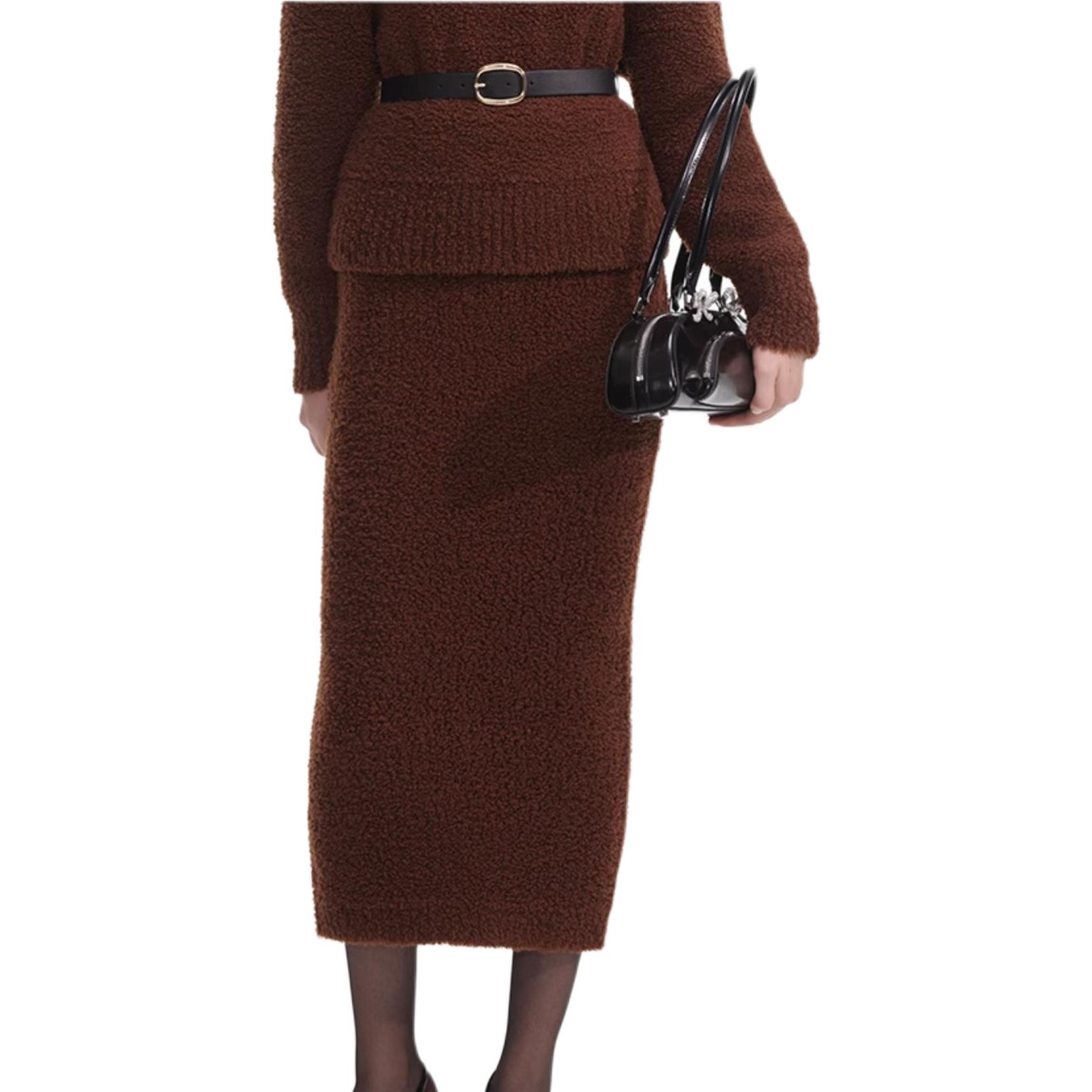 Self-portrait Женская длинная юбка-карандаш Self Portrait Knit в темно-коричневом цвете
Self-portrait Женская длинная юбка-карандаш Self Portrait Knit в темно-коричневом цвете