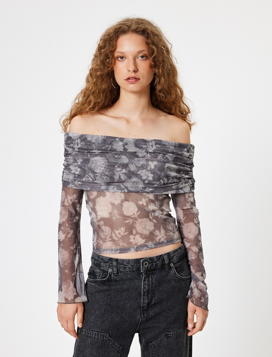 Рубашка Koton, темно-серый
Рубашка Koton, темно-серый