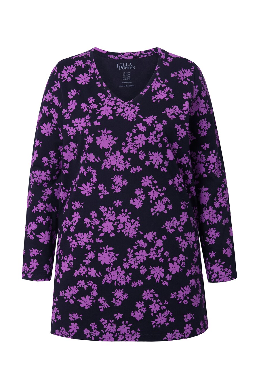 Рубашка Ulla Popken, Purple/Violet
Рубашка Ulla Popken, Purple/Violet