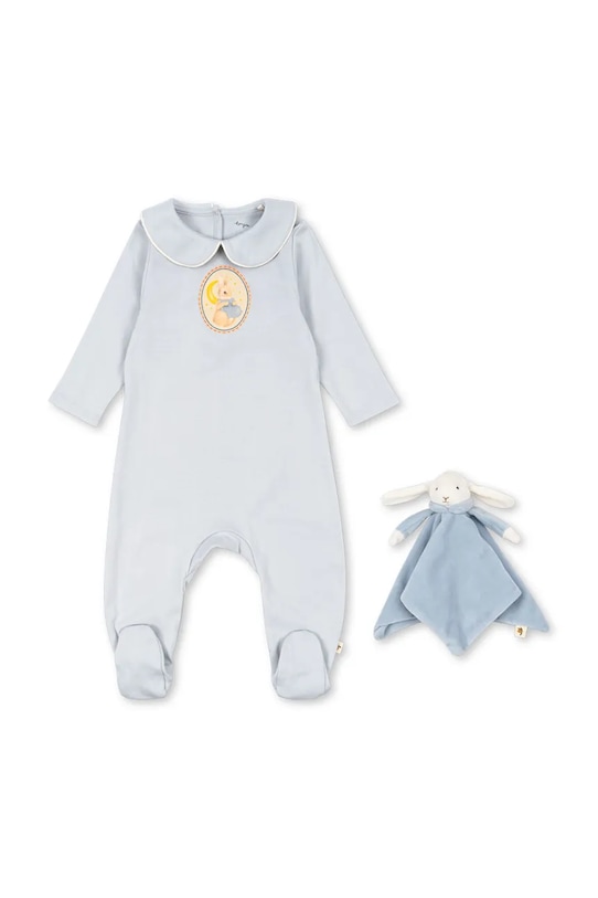 Подарочный набор с комбинезоном и мягкой игрушкой для малышей GOTS Konges Sløjd, синий
Подарочный набор с комбинезоном и мягкой игрушкой для малышей GOTS Konges Sløjd, синий