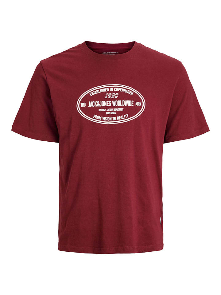 Футболка Jack & Jones, красный 
Футболка Jack & Jones, красный