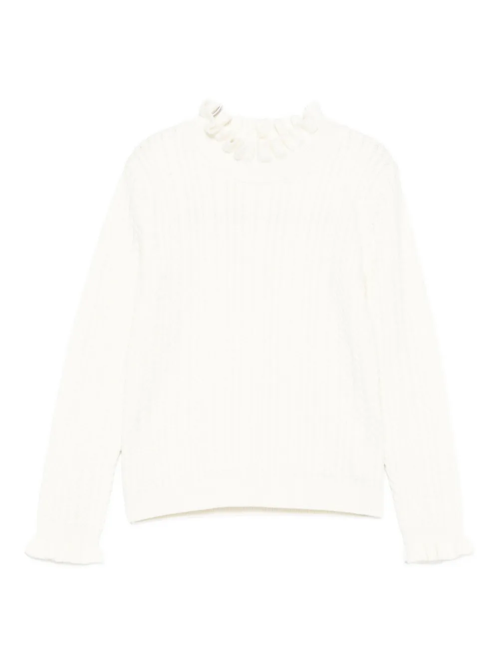 Свитер с оборками Louise Misha, белый
Свитер с оборками Louise Misha, белый