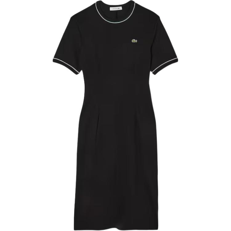 LACOSTE Женское черное платье с короткими рукавами
LACOSTE Женское черное платье с короткими рукавами