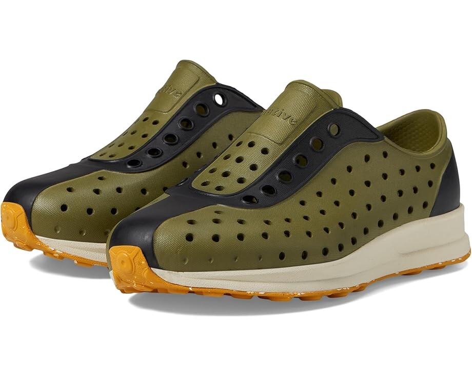 Кроссовки Native Shoes Kids Robbie Sugarlite Block, цвет Rookie Green/Bone White/Jiffy Black/Wheat Speckle
Кроссовки Native Shoes Kids Robbie Sugarlite Block, цвет Rookie Green/Bone White/Jiffy Black/Wheat Speckle