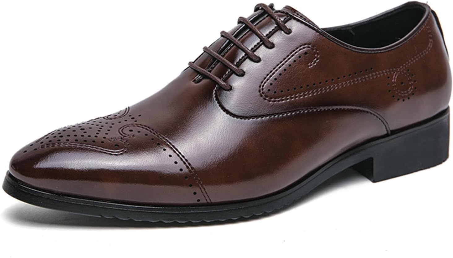 Мужские оксфорды Платье для мужчин Классические броги с крыльями Низкий каблук Формальная обувь для свадьбы и деловых мероприятий Kyoescai, коричневый
Мужские оксфорды Платье для мужчин Классические броги с крыльями Низкий каблук Формальная обувь для свадьбы и деловых мероприятий Kyoescai, коричневый