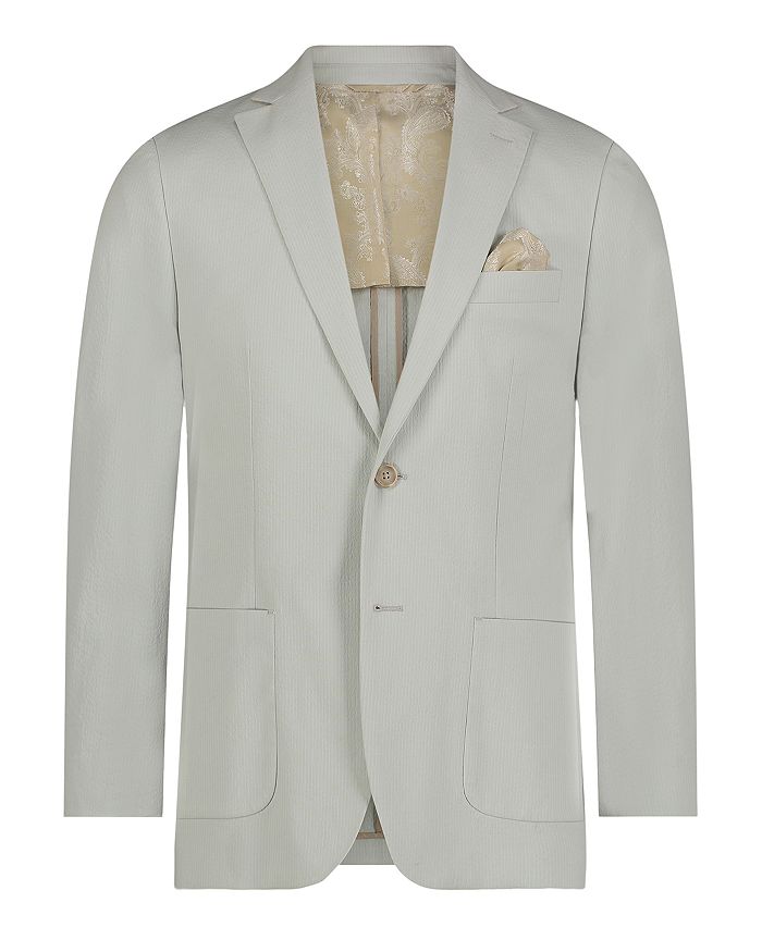 Тканый пиджак из жатой ткани Seersucker Robert Graham, синий
Тканый пиджак из жатой ткани Seersucker Robert Graham, синий