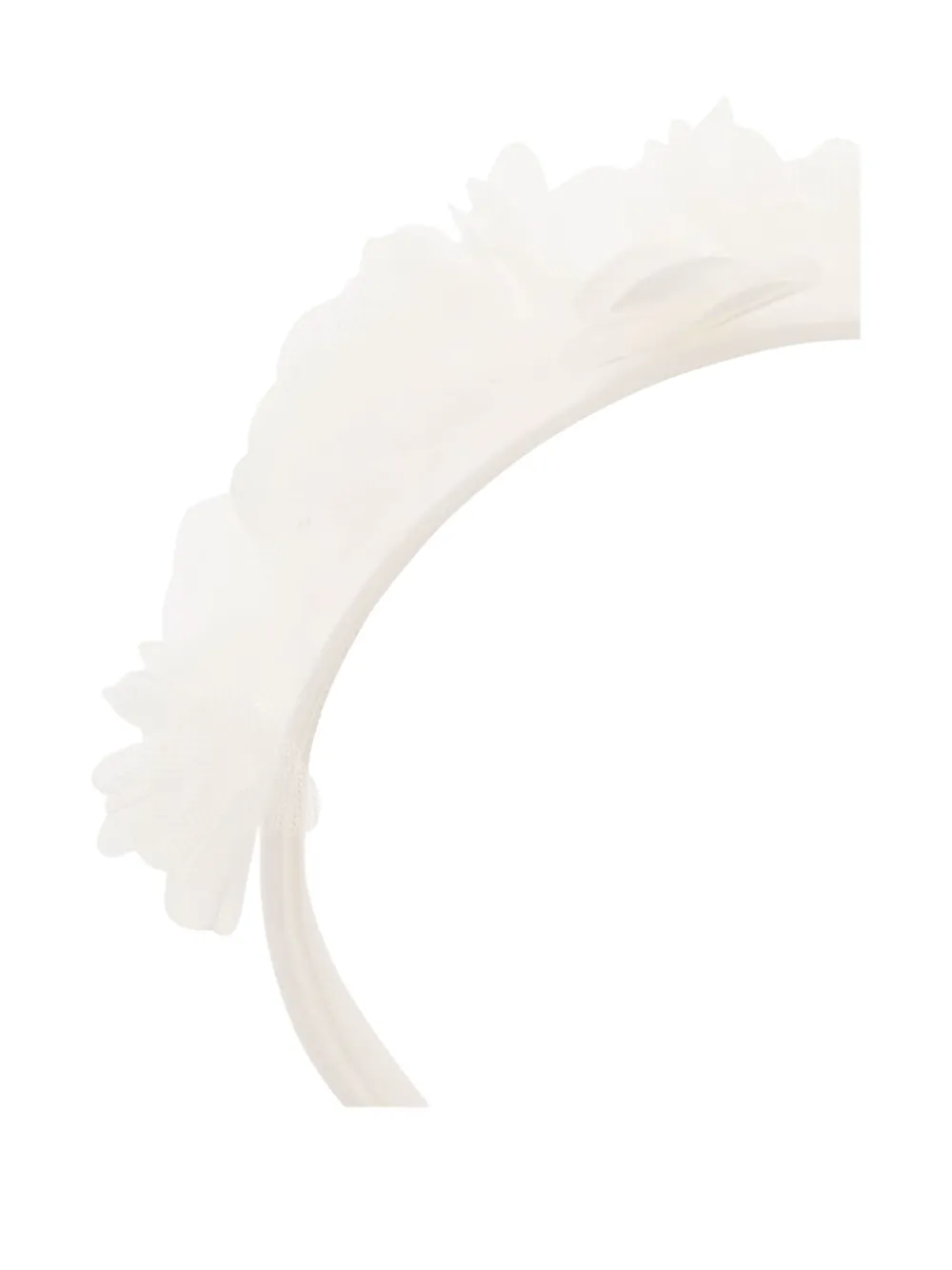 Ободок с цветочным декором Il Gufo, белый
Ободок с цветочным декором Il Gufo, белый