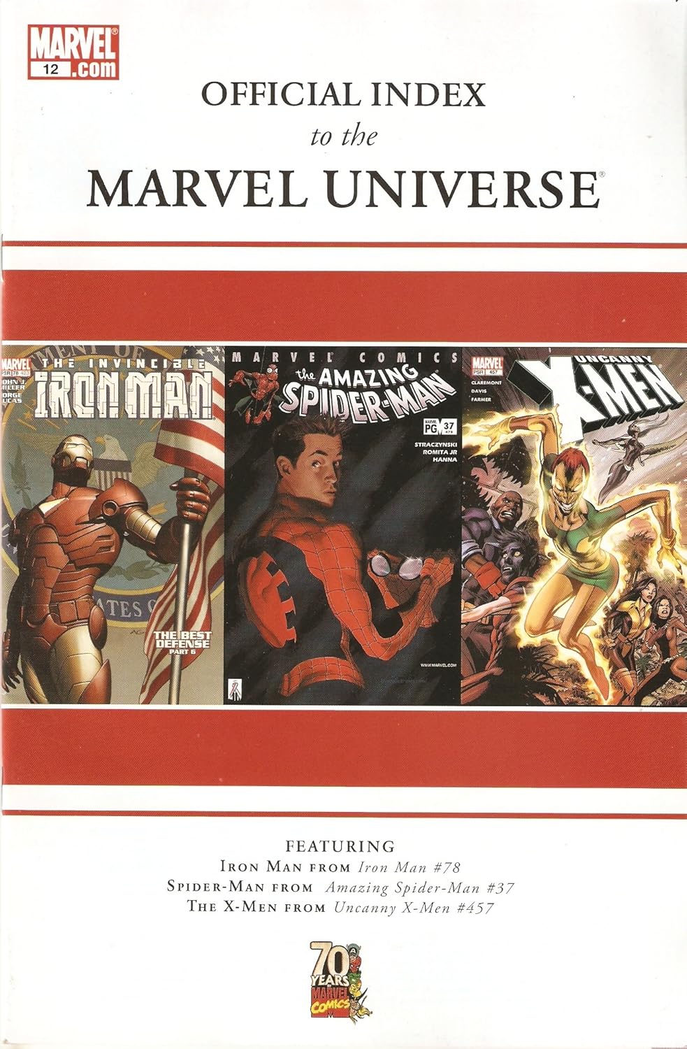Official Index to the Marvel Universe #12 (Marvel Comics)
Official Index to the Marvel Universe #12 (Marvel Comics)