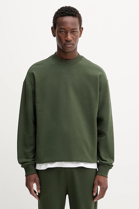 Хлопковая толстовка Hugo, зеленый
Хлопковая толстовка Hugo, зеленый