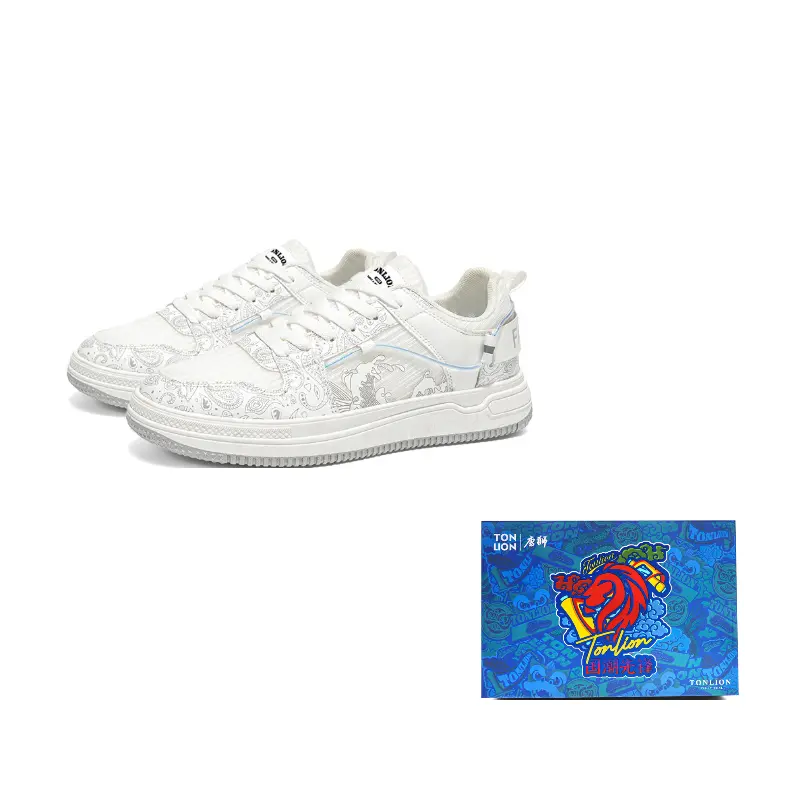 Tonlion Мужские низкие скейтерские кеды белые, цвет White
Tonlion Мужские низкие скейтерские кеды белые, цвет White