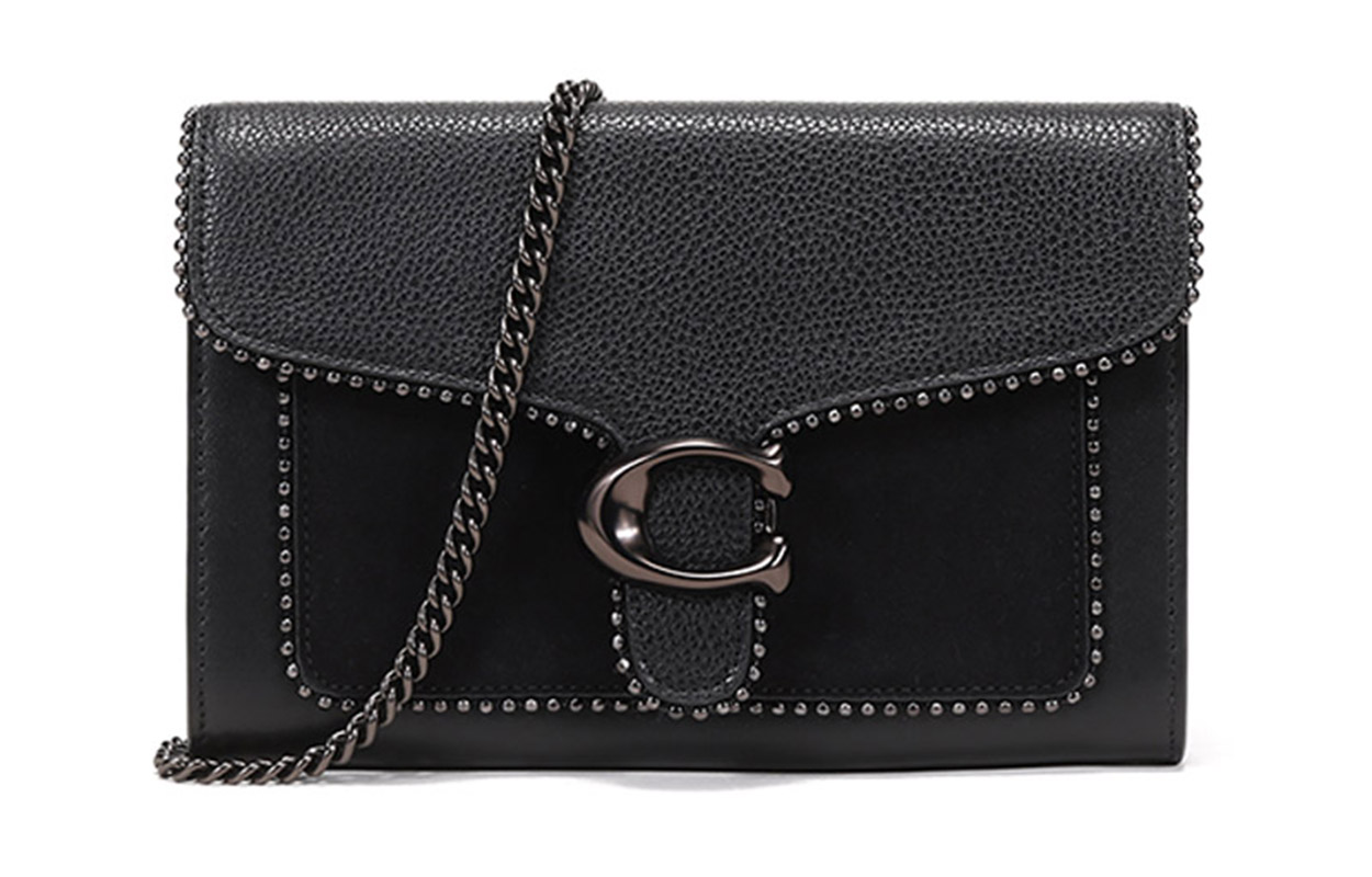 COACH Табби кожаная сумка через плечо малая женская черная
COACH Табби кожаная сумка через плечо малая женская черная