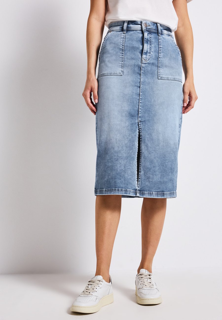 Юбка Street One MIT SCHLITZ, Blau/Blue Denim
Юбка Street One MIT SCHLITZ, Blau/Blue Denim