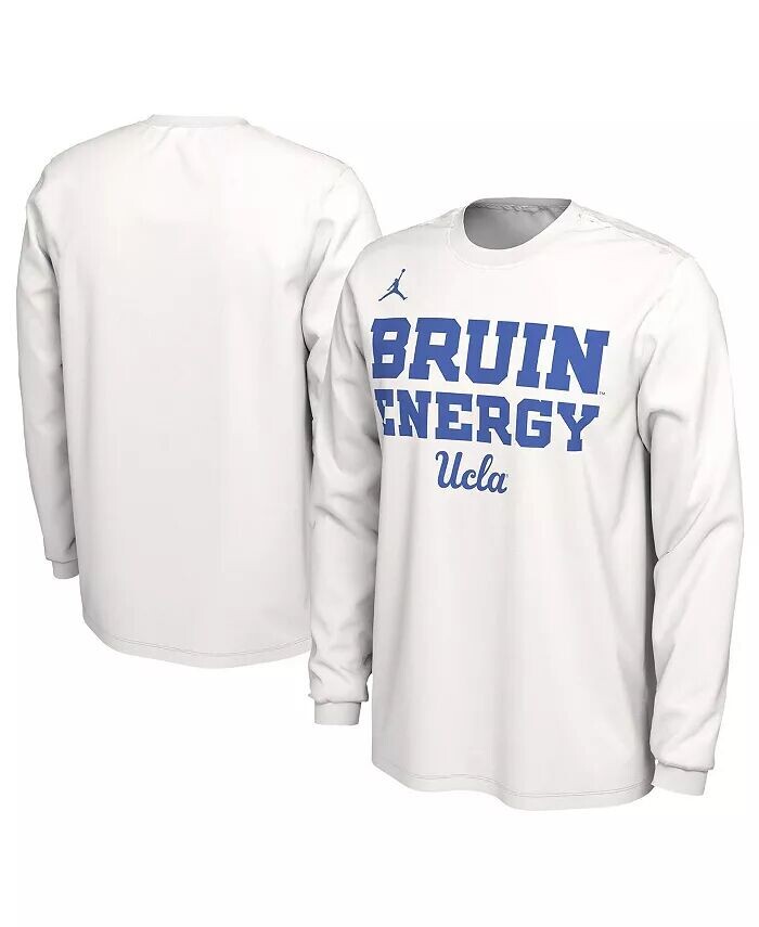 Белая мужская и женская футболка с длинным рукавом UCLA Bruins 2024 On-Court Bench Energy Jordan, белый
Белая мужская и женская футболка с длинным рукавом UCLA Bruins 2024 On-Court Bench Energy Jordan, белый