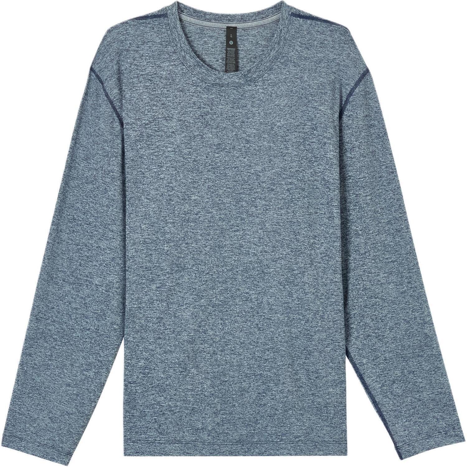 Мягкий трикотажный джемпер для мужчин Lululemon, сине-серый
Мягкий трикотажный джемпер для мужчин Lululemon, сине-серый