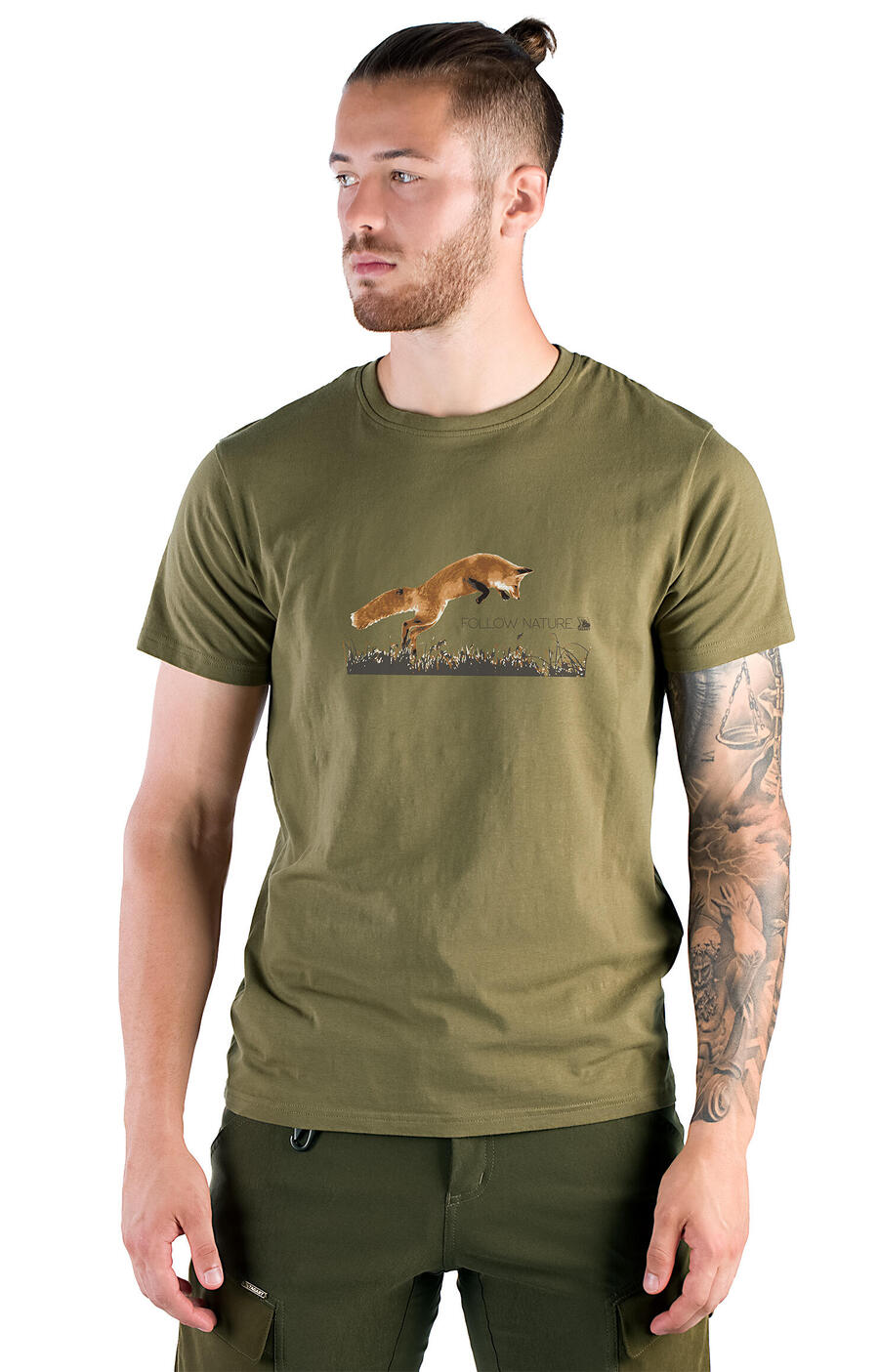 Мужская охотничья футболка Tagart Fox Olive с принтом
Мужская охотничья футболка Tagart Fox Olive с принтом