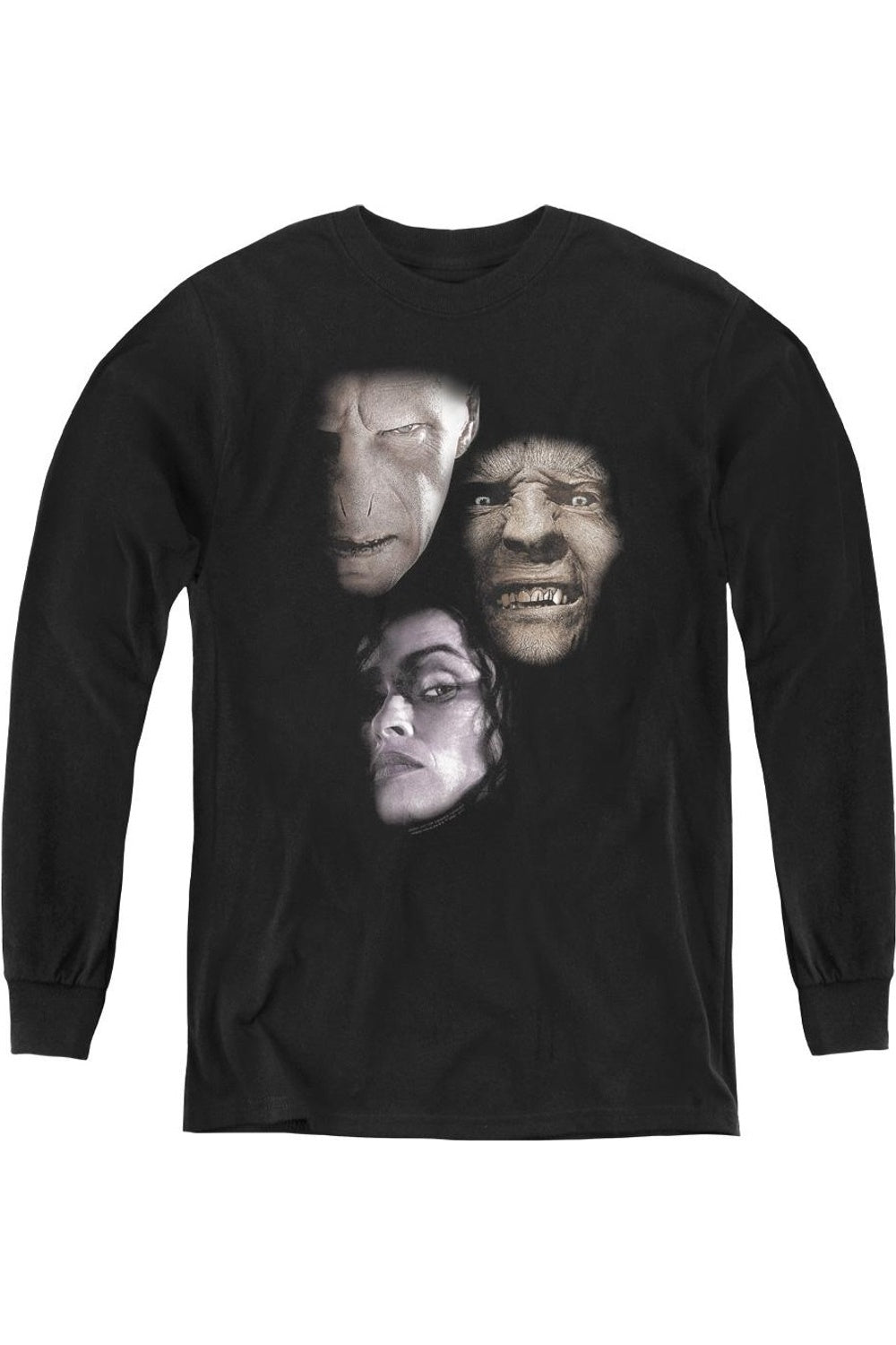 Футболка с длинным рукавом для подростков с изображением злодеев из "Гарри Поттера" Gildan, черный
Футболка с длинным рукавом для подростков с изображением злодеев из "Гарри Поттера" Gildan, черный