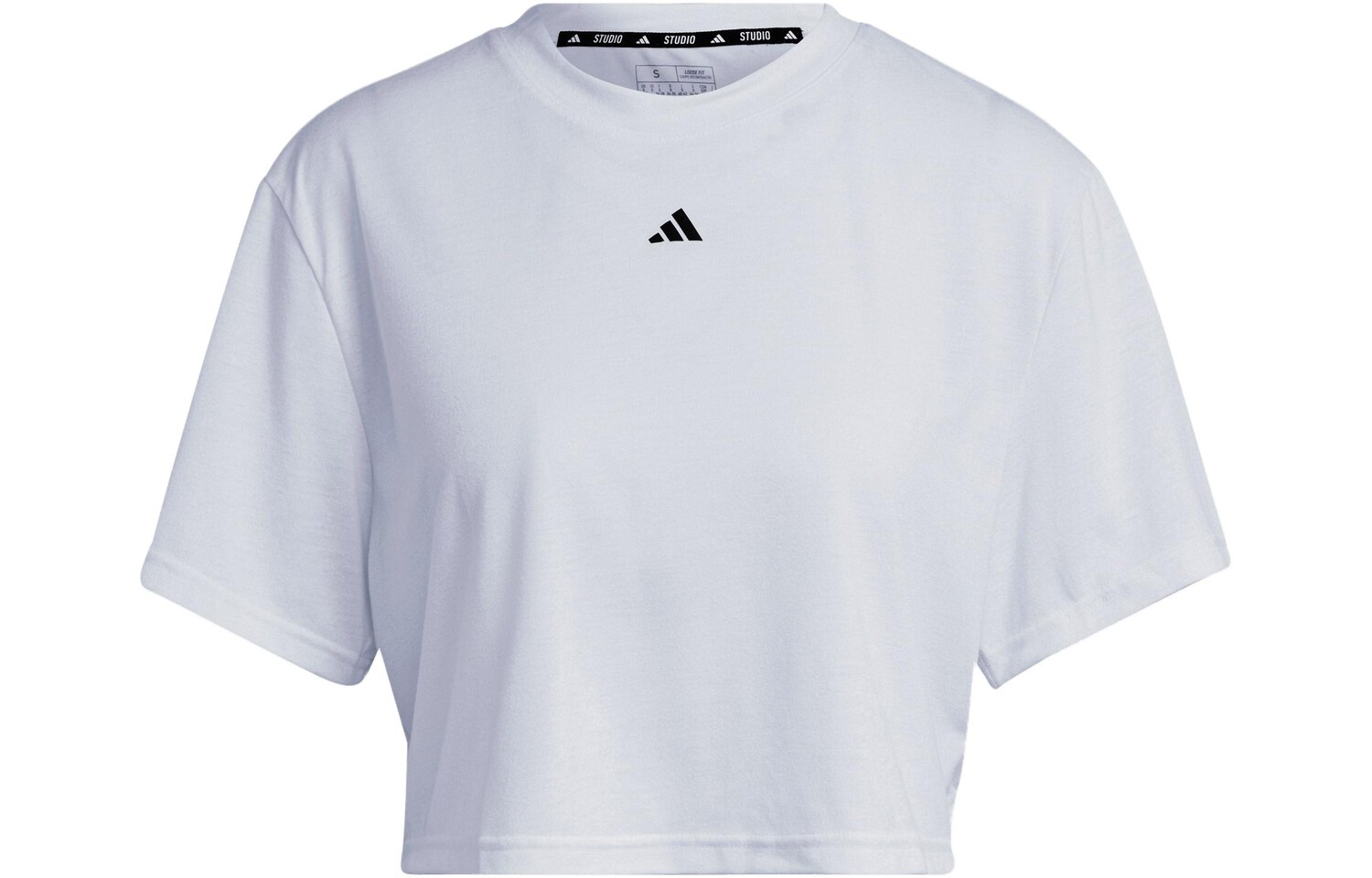 Укороченный топ женский белый Adidas
Укороченный топ женский белый Adidas