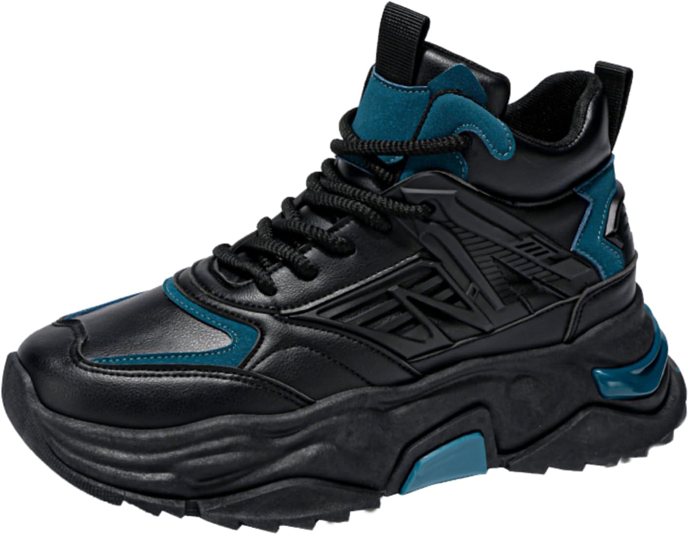 Мужские кроссовки Netehadi Fashion, высокие, повседневные, на шнуровке, для прогулок и вождения, с нескользящей подошвой, дышащей сеткой, легкие, Black and Blue
Мужские кроссовки Netehadi Fashion, высокие, повседневные, на шнуровке, для прогулок и вождения, с нескользящей подошвой, дышащей сеткой, легкие, Black and Blue