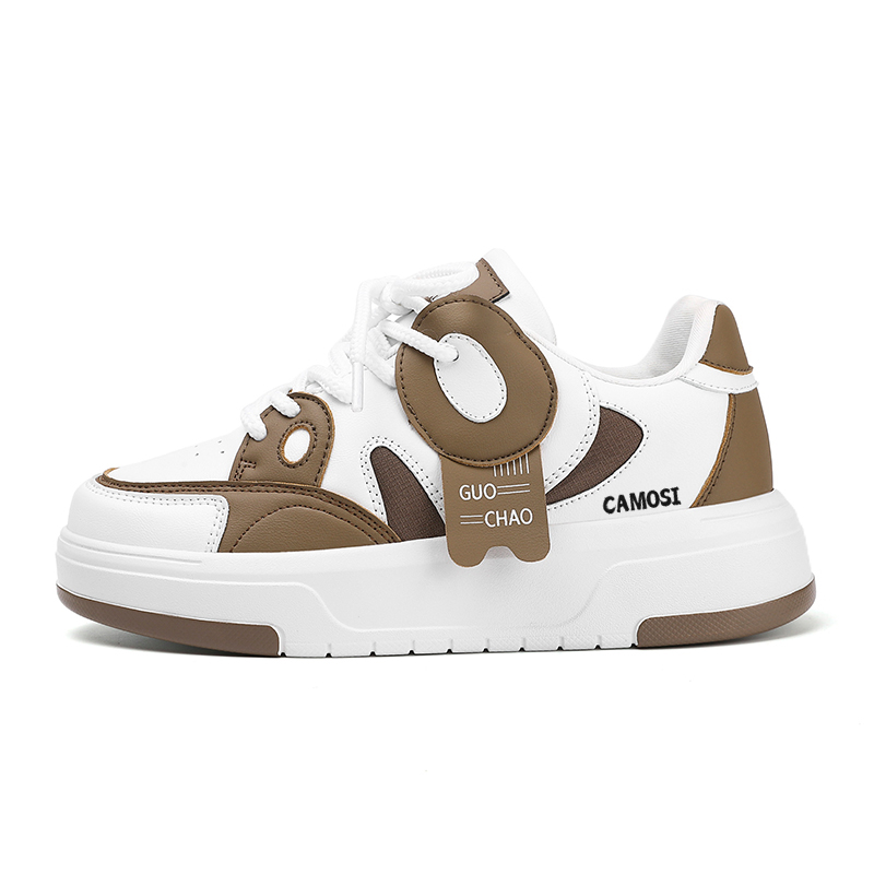 CAMOSI Низкие скейтерские кроссовки унисекс бело-коричневые, цвет White Brown
CAMOSI Низкие скейтерские кроссовки унисекс бело-коричневые, цвет White Brown