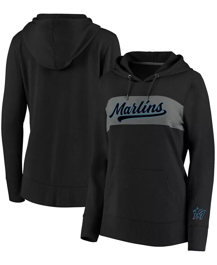 Черный пуловер с цветными блоками Tri-Blend Miami Marlins больших размеров, толстовка с капюшоном Fanatics
Черный пуловер с цветными блоками Tri-Blend Miami Marlins больших размеров, толстовка с капюшоном Fanatics