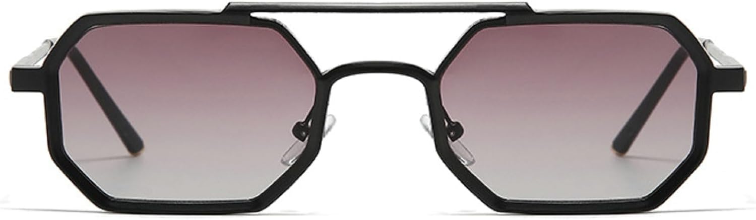 Мужские солнцезащитные очки в стиле ретро с двойной перемычкой, многоугольные, квадратной формы, прозрачные, с градиентом цвета океана, женские очки в металлической оправе, размер N45 mincl, C1
Мужские солнцезащитные очки в стиле ретро с двойной перемычкой, многоугольные, квадратной формы, прозрачные, с градиентом цвета океана, женские очки в металлической оправе, размер N45 mincl, C1